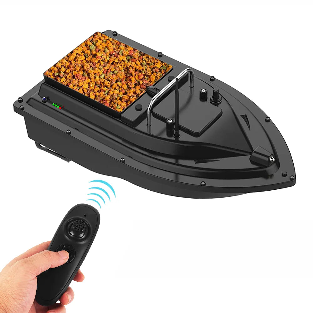 Wireless Remote Control Fishing Bait Boat Fishing Feeder Fish Finder Ship Device 430-540 yards Remote Range lure boat Speedboat