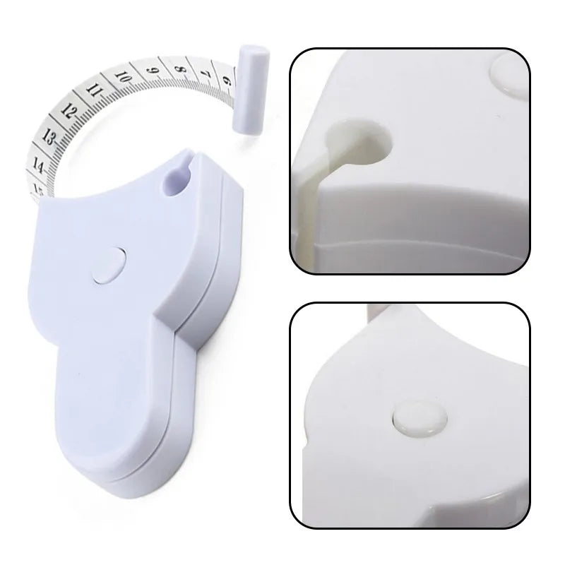 Body Measuring Ruler Tape Centimeter Tape Measure Sewing Tools Sewing Tailor Tape Waist Ruler Inch Roll Tape For Body Meter Tool