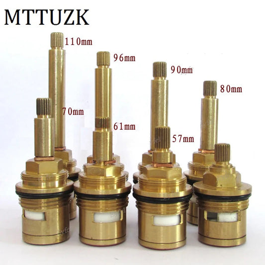 MTTUZK All-copper G3/4" tooth PPR quick-opening valve core copper valve core PPR water pipe fittings G3/4 inch concealed spool