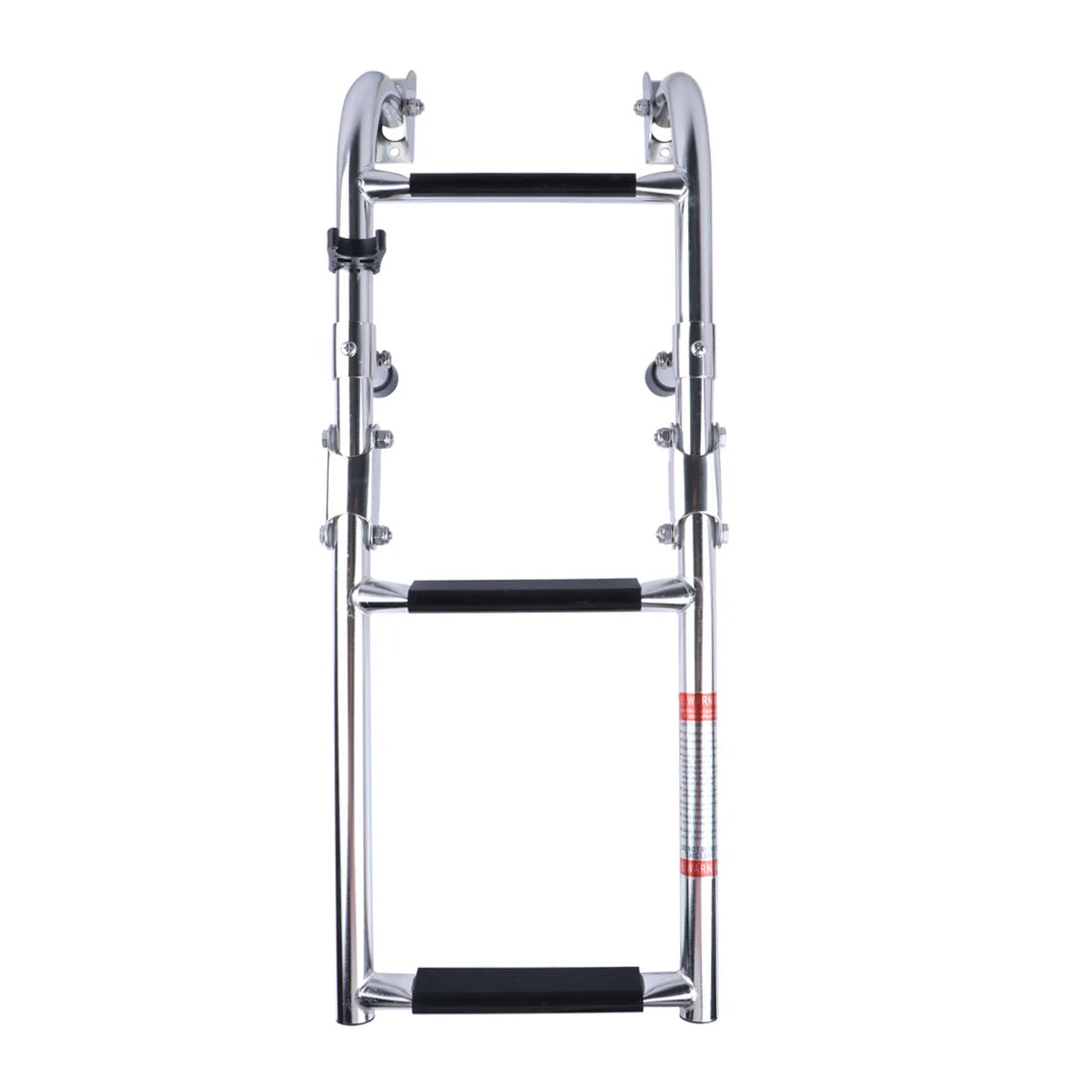 Boat Accessories Marine 3 Step Folding Ladder Boat Marine Stainless Steel Pontoon Ladder Polished 2+1 Step