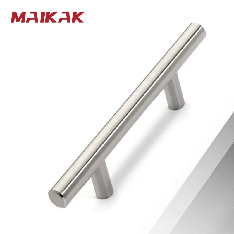 MAIKAK Modern Stainless Steel Kitchen Door Cabinet T Bar Handle Pull Knob Cabinet Knobs Furniture Handle Cupboard Drawer Handle