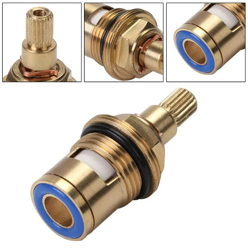 Brass Ceramic Tap Valve Faucet Cartridge Bathroom Hot Cold Water Mixer Valve