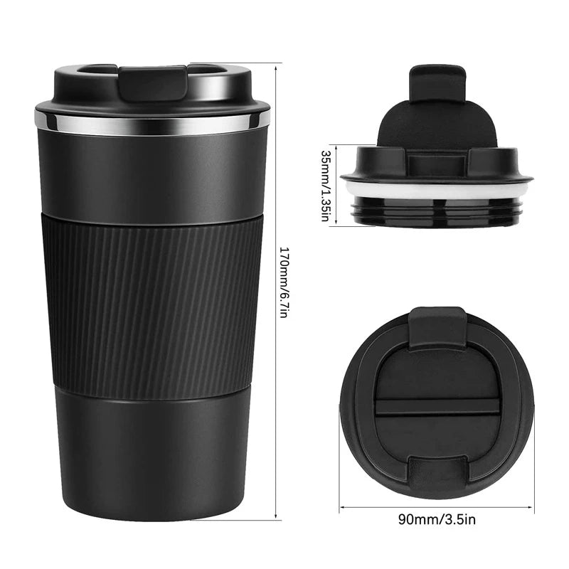 510ml Car Mug Coffee Cup with Cover Stainless Steel Hot And Cold Coffee Cup For Infiniti FX35 Q50 Q30 ESQ QX50 QX60 QX70 EX JX35