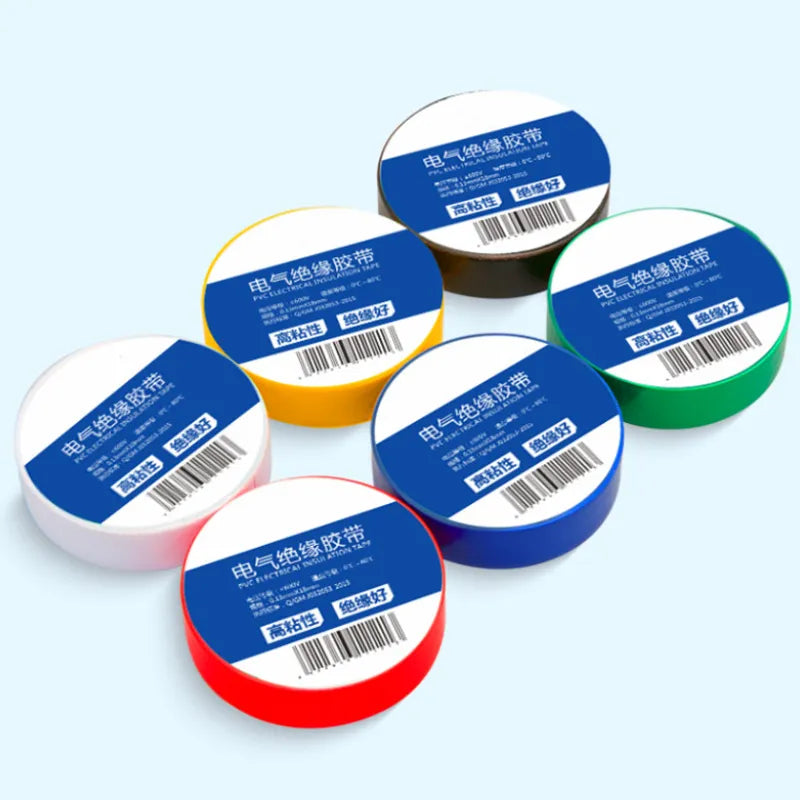 5 PCS,Electrical Tape,Insulation Tape,Electrical Tape,Ultra-Thin and Ultra-Adhesive PVC Waterproof Tape, 1 Roll OF 9 Meters