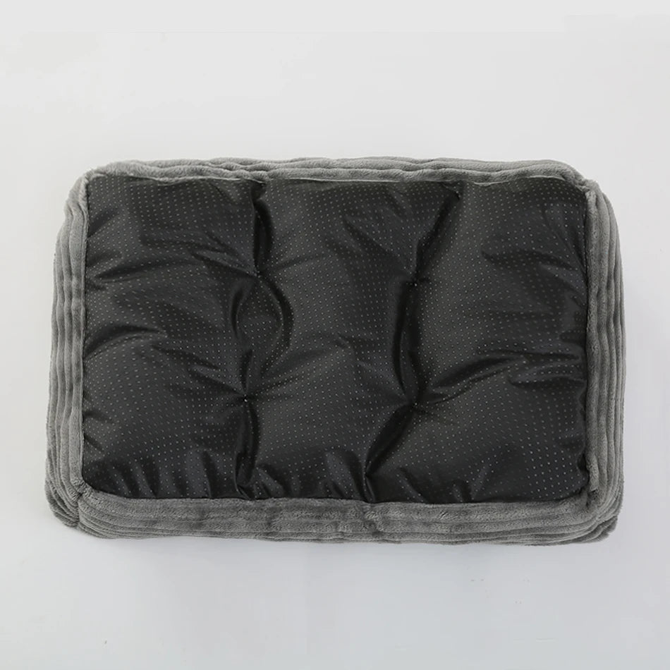 Bed for Dog Cat Pet Square Plush Kennel Medium Small Dog Sofa Bed Cushion Pet Calming Dog Bed House Pet Supplies Accessories