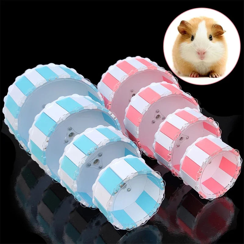 Pet Toy Sports Round Wheel Hamster Exercise Running Wheel Small Animal Pet Cage Accessories Silent Hamster Training Supplies