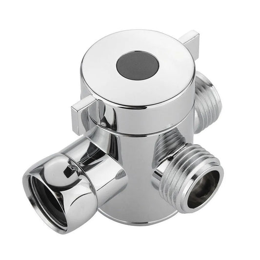 1Pc 3 Way Shower Diverter Adjustable Shower Head Shunt T-adapter Bathroom Faucet Shower Tap Connector Bathroom Accessories