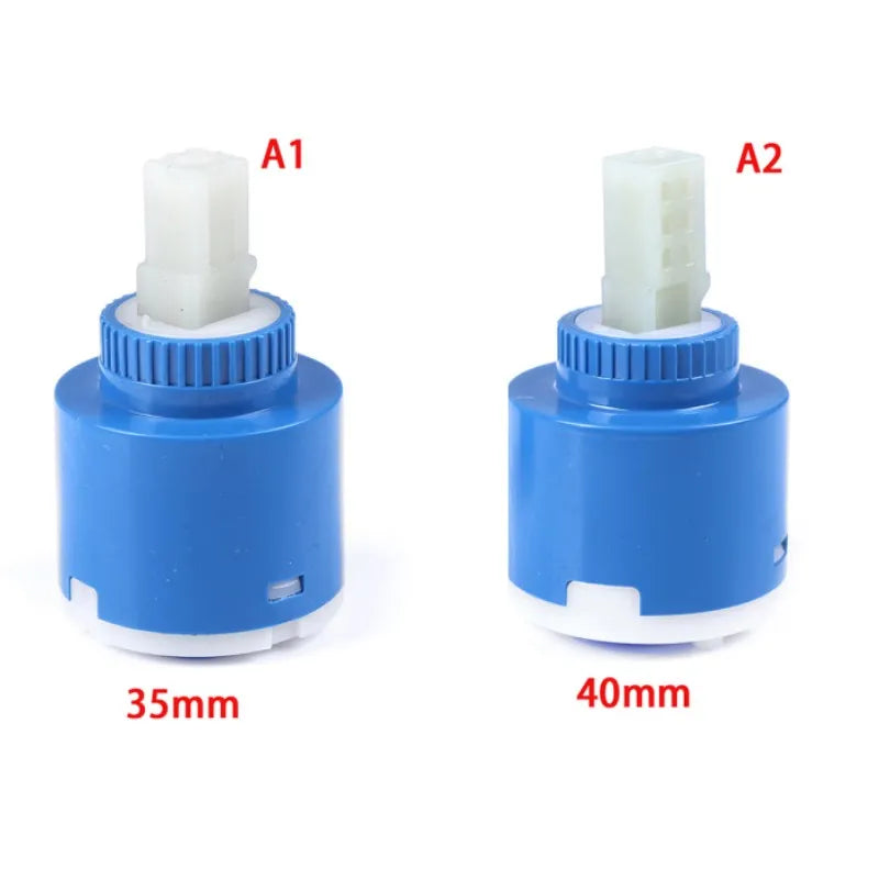 35/40mm Ceramic Disc Cartridge Mixer Faucet Thermostatic Cartridge Faucet Disc Valve PP Plastic Ceramic Cartridges For Mixer