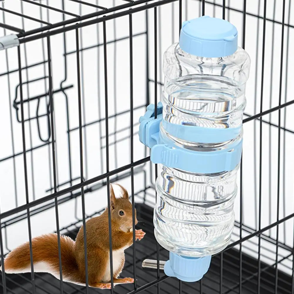 Pet Cage Automatic Water Drinker 1300ml 473ml Dog Cat Drinking Fountain Small Pets Hanging Drinking Bottle Dispenser Pet Supplie