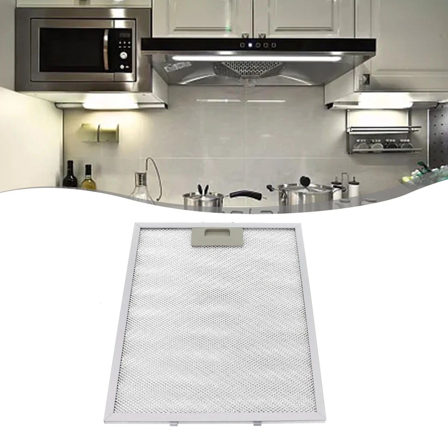 Range Hood Filter Oil Screen Oil 340x280x9mm Exhaust Fans Ventilators HVAC Systems Parts Cleaning Replace Accessories