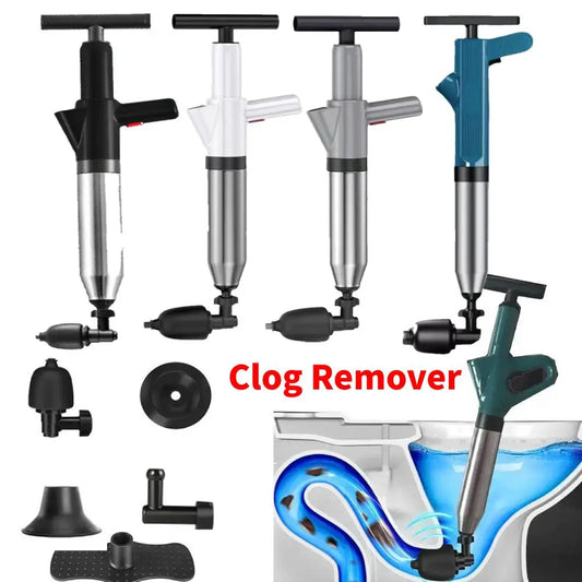 Toilet Clogged Unclogging Device Pipe Plunger High Pressure Drain Plunger Dredge Clog Bath Toilets Bathroom Shower Sink Bathtub