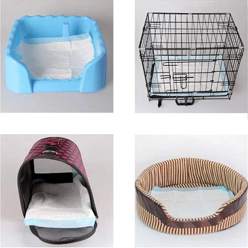 Disposable Healthy Nappy Mat For Cats Dog Diapers Cage Mat Super Absorbent Pet Diaper Dog Training Pee Pads Pet Supplies